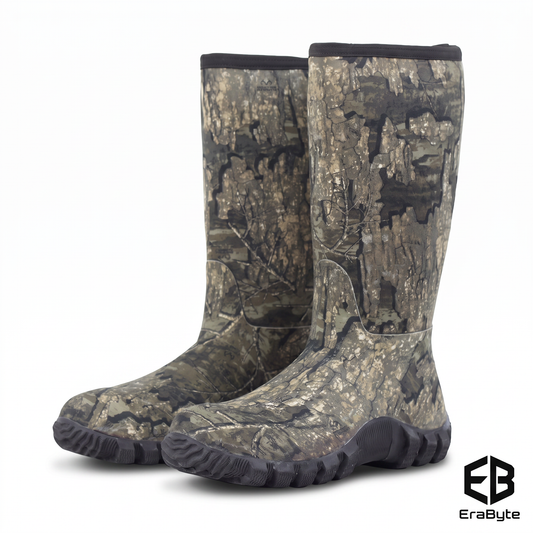 Camouflage Waterproof Insulated Hunting Rain Boots