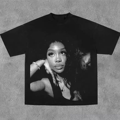 Oversized Graphic Print T-Shirt