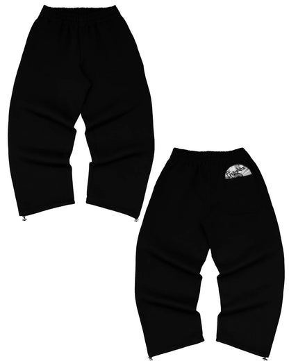 Retro Print Hoodie & Trousers Set