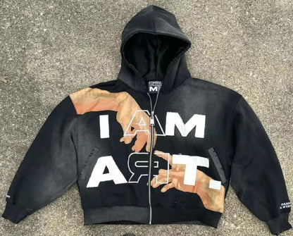Loose Fit Streetwear Hoodie