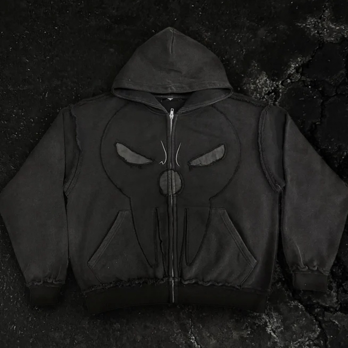 Y2K Patch Graphic Pullover Hoodie - photo 4