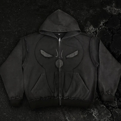 Y2K Patch Graphic Pullover Hoodie - photo 4