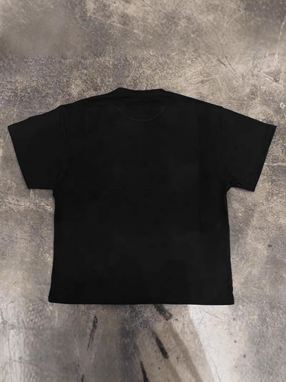 Oversized Graphic Cotton T-Shirt