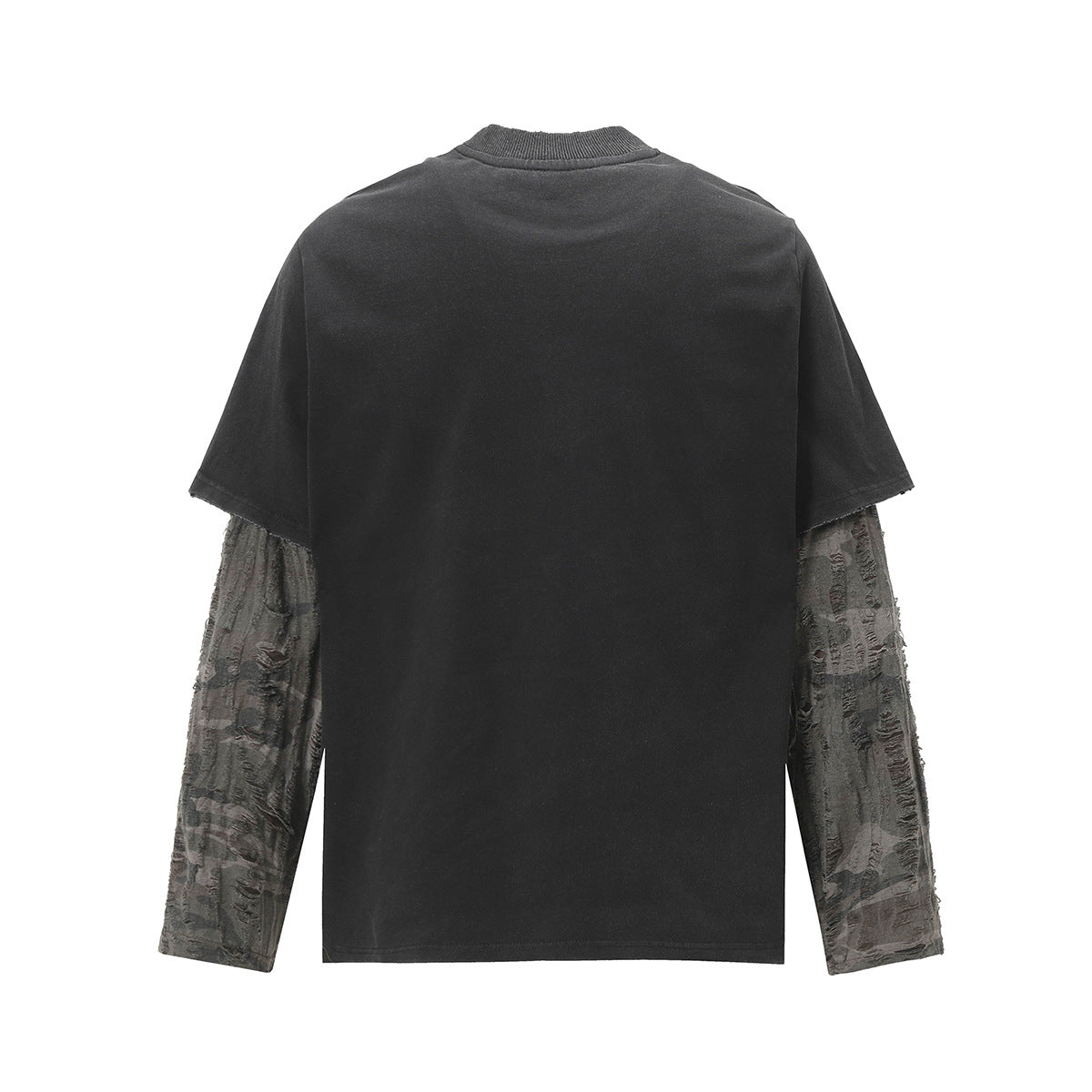 Washed Cotton Long-Sleeve Tee