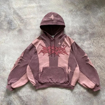 Embroidered Pullover Hoodie