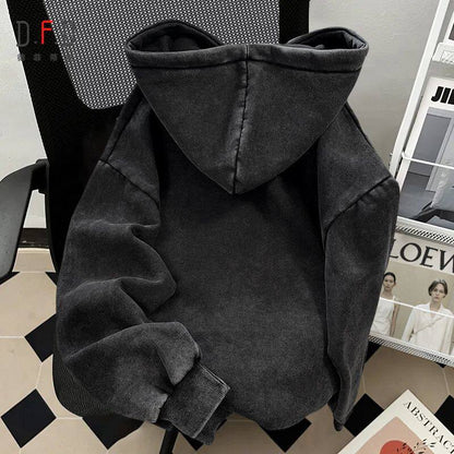 Heavyweight Distressed Hoodie