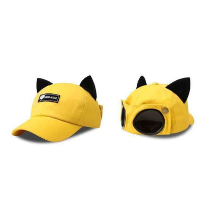 Cat Ears Aviator Baseball Cap