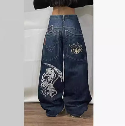 Y2K Gradient Wash Loose Straight Jeans - photo 9