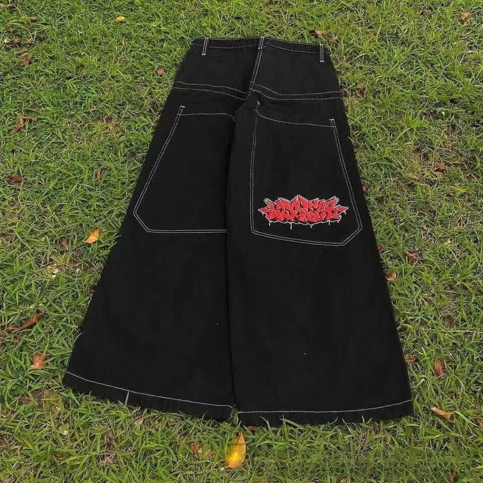 Y2K Gradient Wash Loose Straight Jeans - photo 10