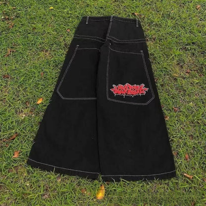 Y2K Gradient Wash Loose Straight Jeans - photo 10