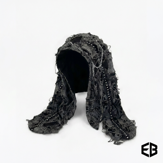 Punk Style Cotton Beanie with Chains