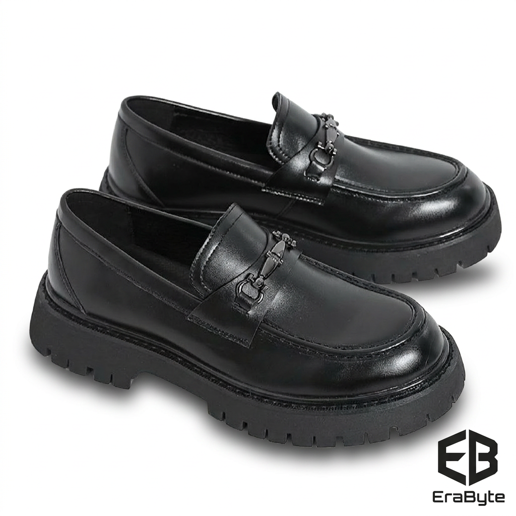 Men's Height-Increasing Patent Leather Loafers
