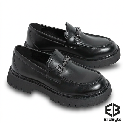 Men's Height-Increasing Patent Leather Loafers