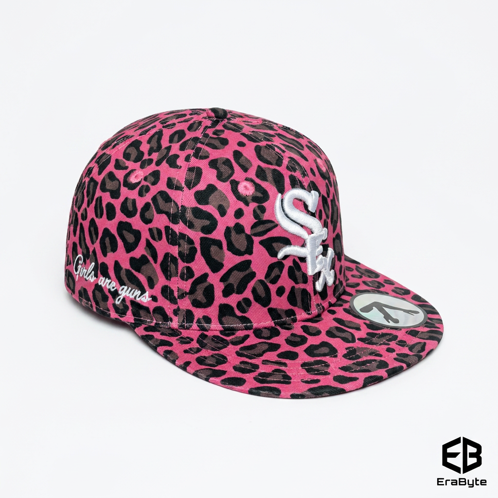 Leopard Print Embroidered Baseball Cap