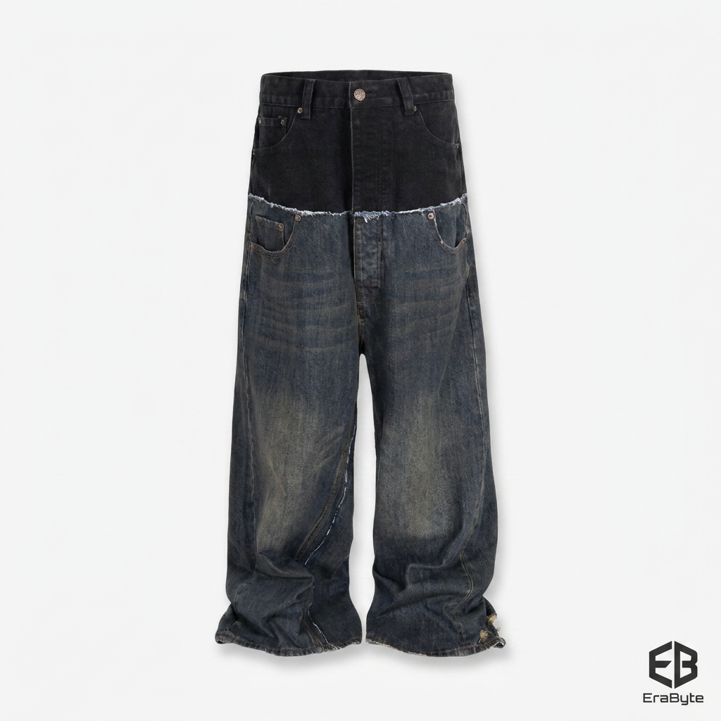 Parisian Vintage Wide-Leg Jeans
