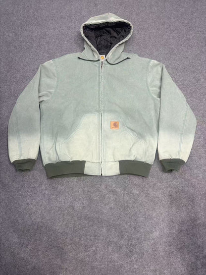 Heavy-Duty Washed Canvas Work Jacket
