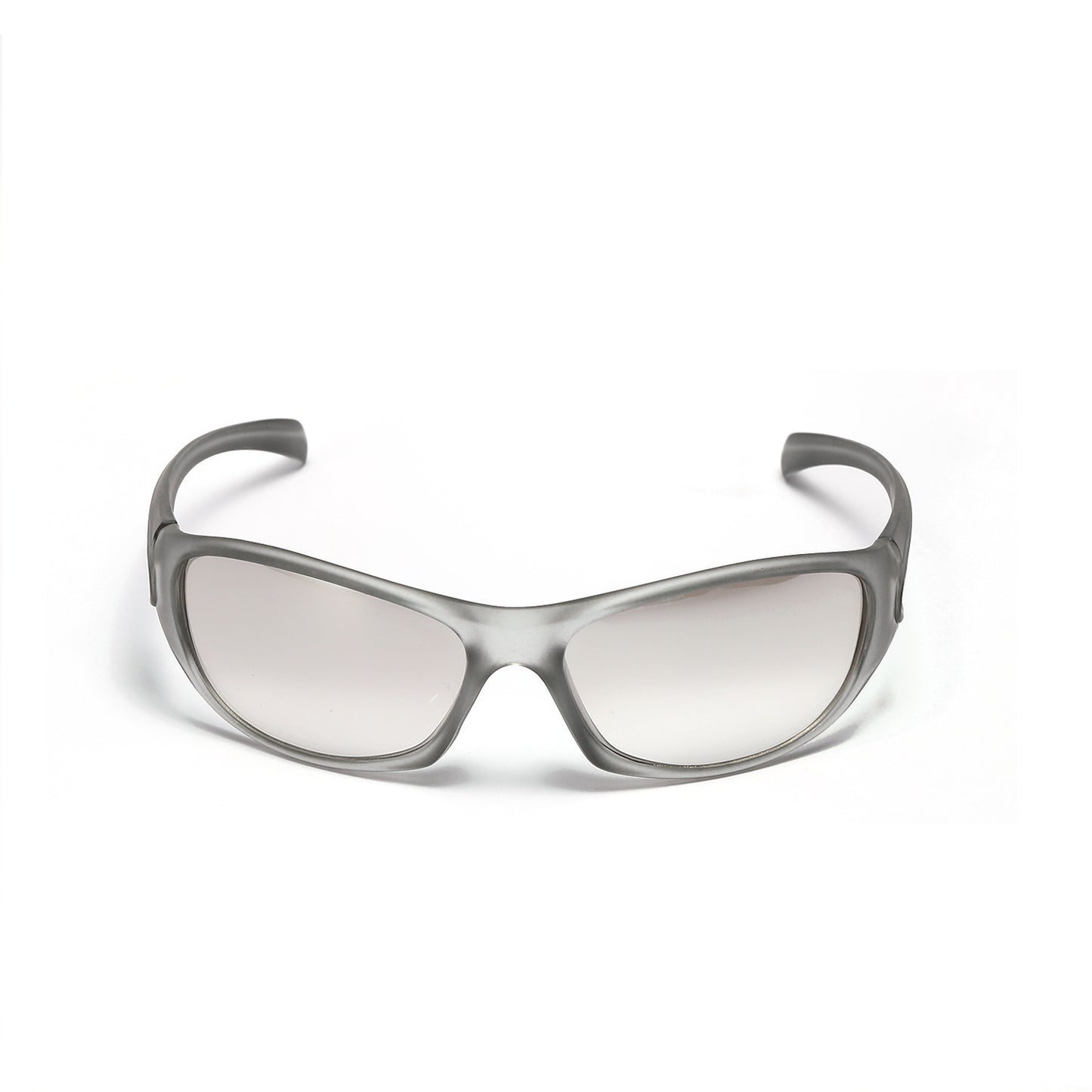 Erabyte Y2K Punk Street Style UV Protection Sunglasses with a sleek gray frame and gradient lenses.