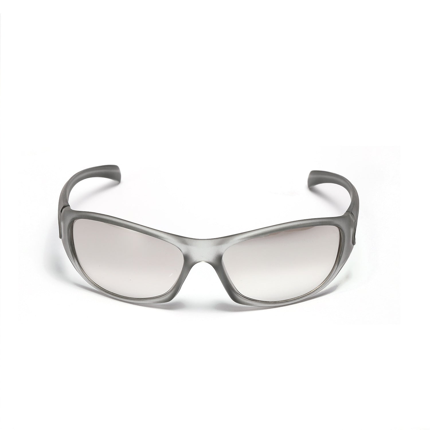 Erabyte Y2K Punk Street Style UV Protection Sunglasses with a sleek gray frame and gradient lenses.