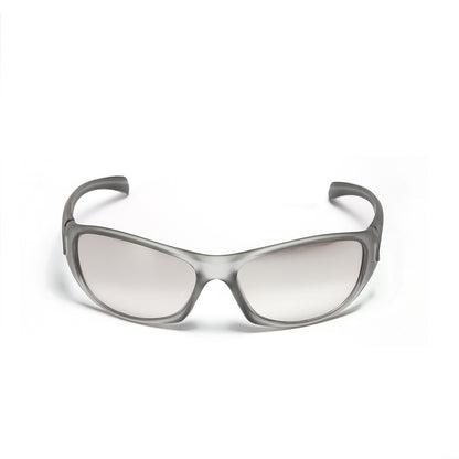 Erabyte Y2K Punk Street Style UV Protection Sunglasses with a sleek gray frame and gradient lenses.