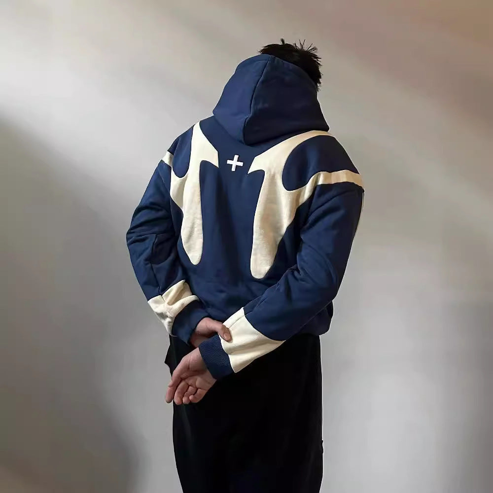 Y2K Harajuku Collage-Print Zip Hoodie - photo 4