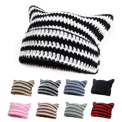 Chunky Knit Wool Beanie