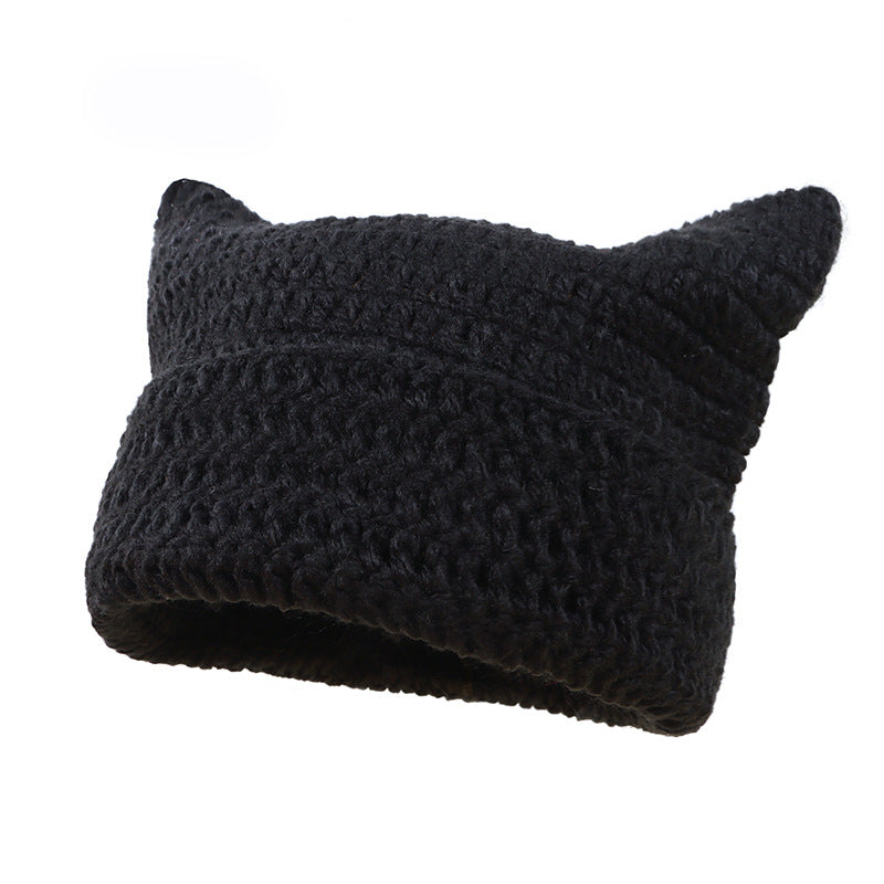 Chunky Knit Wool Beanie