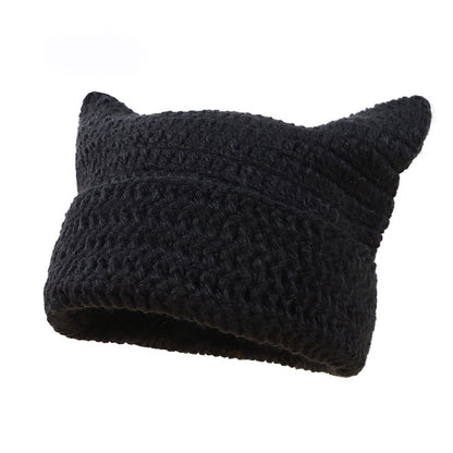 Chunky Knit Wool Beanie