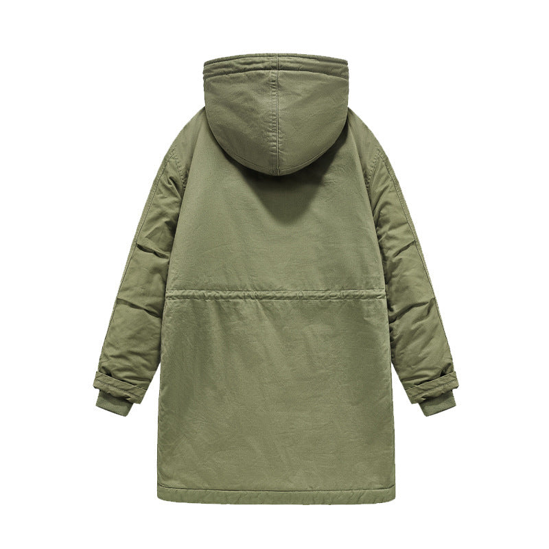 Men's Retro Hooded Winter Coat