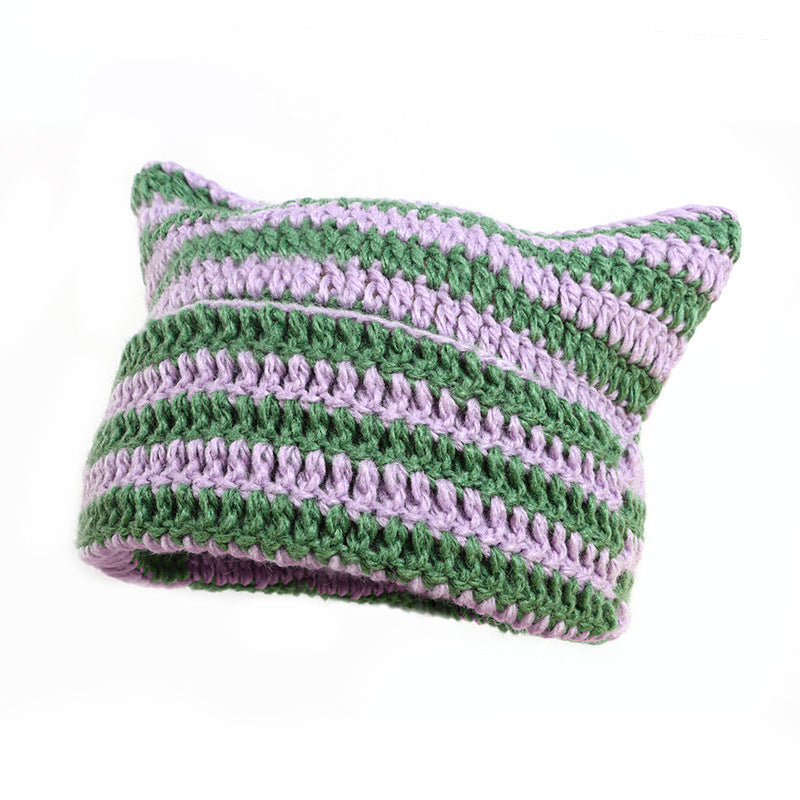 Chunky Knit Wool Beanie