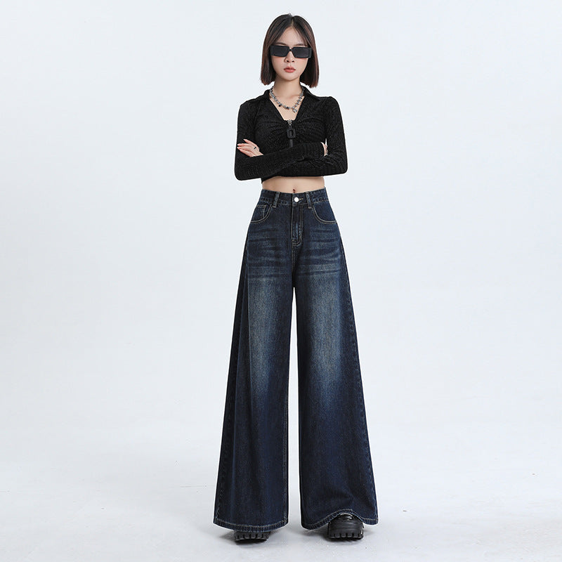 High-Waist Wide-Leg Jeans for Women - photo 6