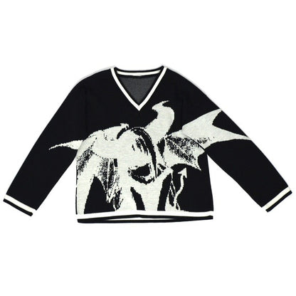 Loose Knit Pullover Sweater