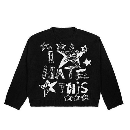 Loose Knit Pullover Sweater