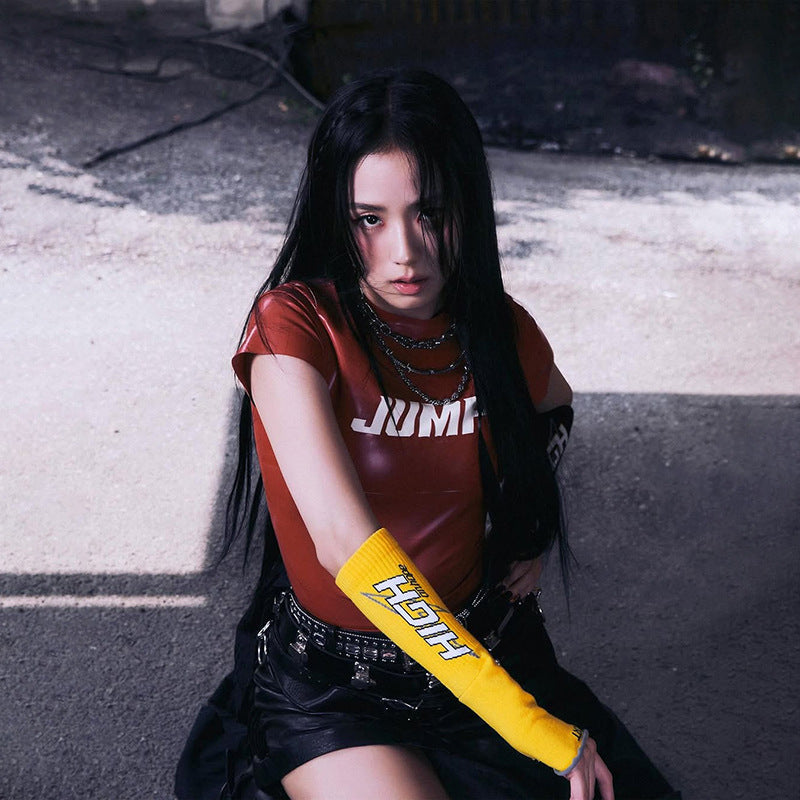 Y2K Letter-Print Slim Crewneck Tee - photo 3