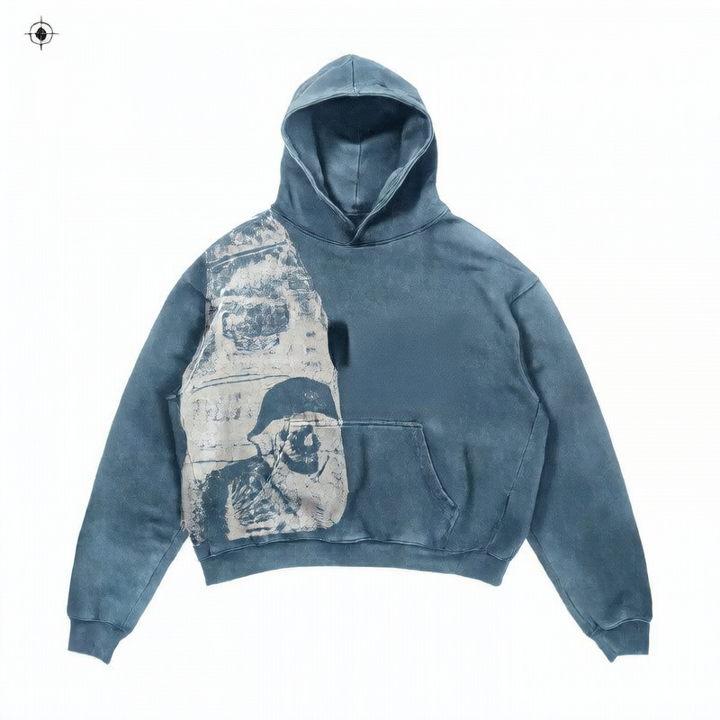 Oversized Print Streetwear Hoodie
