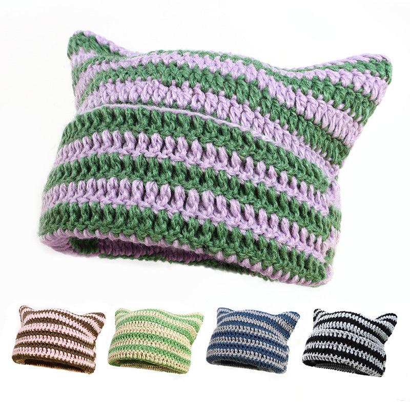 Chunky Knit Wool Beanie
