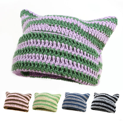 Chunky Knit Wool Beanie