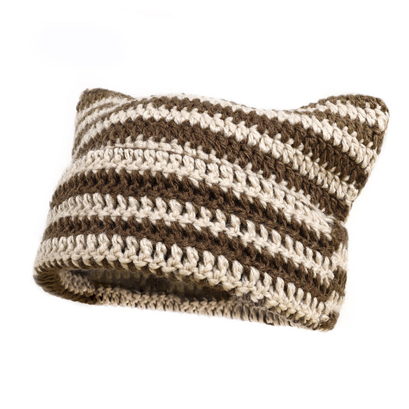 Chunky Knit Wool Beanie