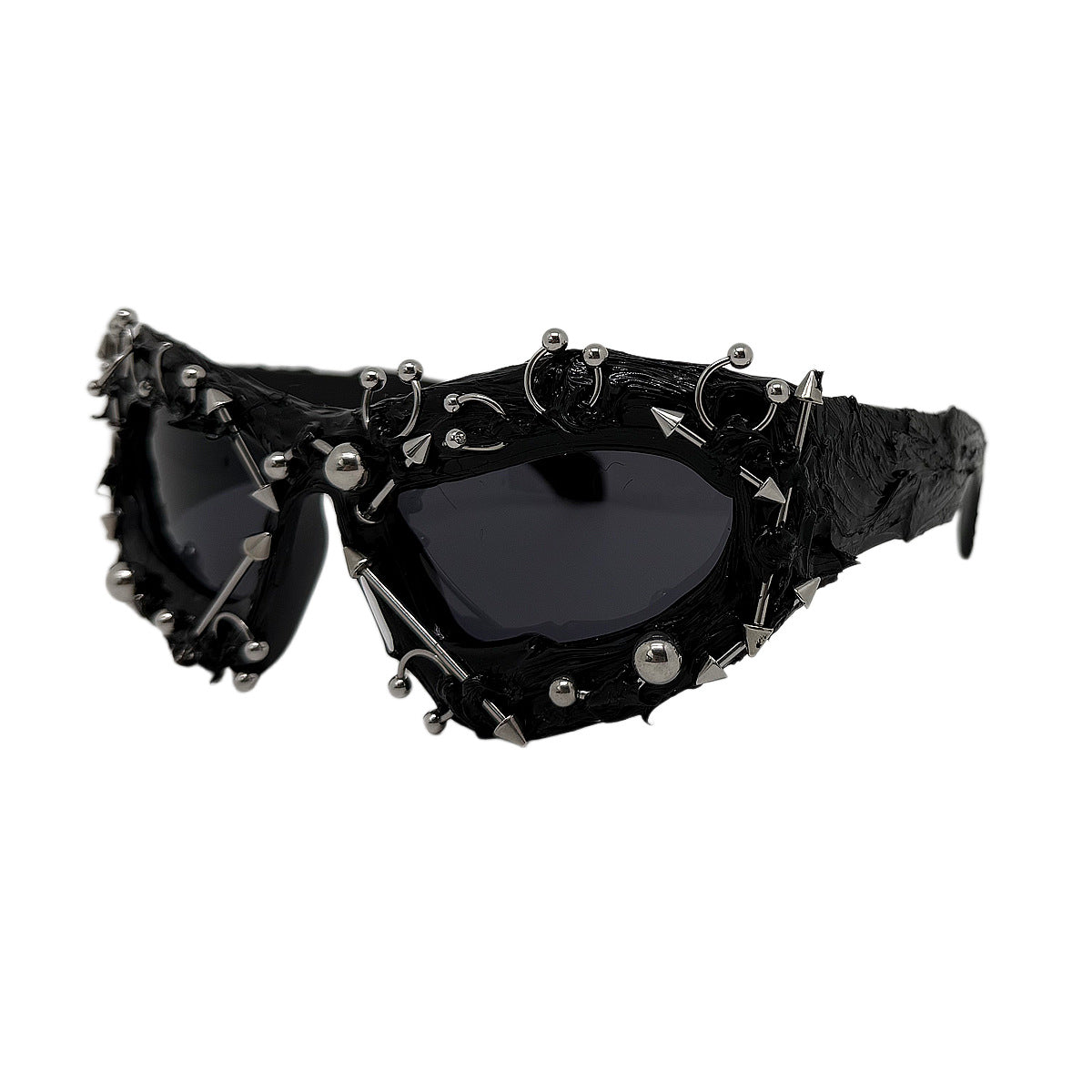 Punk Geometric Frame Sunglasses UV400 - photo 5