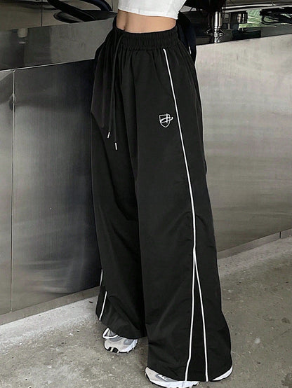 Vintage Washed Wide-Leg Pants