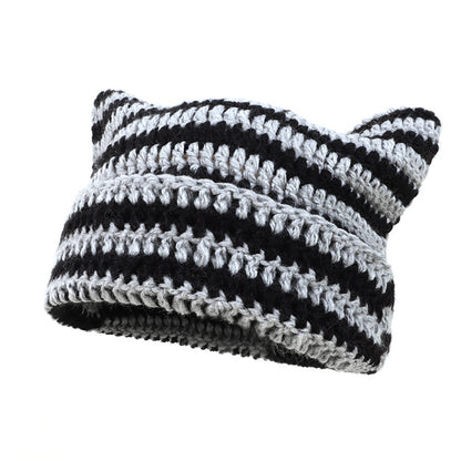 Chunky Knit Wool Beanie