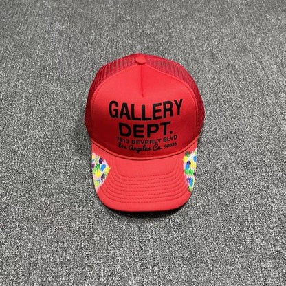 Hand-Painted Graffiti Mesh Baseball Cap