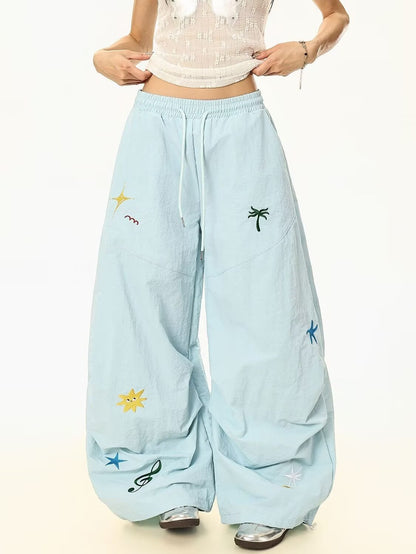 Loose Casual Pants for Small and Slimming All-match Wide Leg Pants