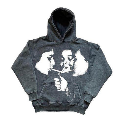 Men's Streetwear Pullover Hoodie