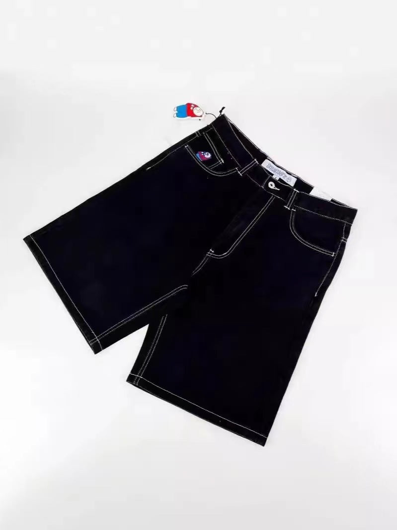 Y2K Cartoon Embroidered Loose Jeans - photo 4