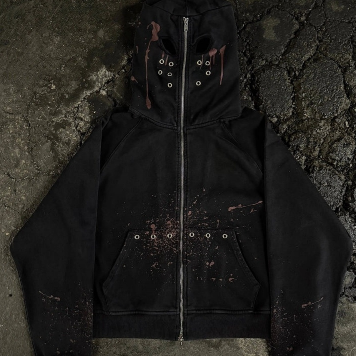 Y2K Printed Full-Zip Street Hoodie - photo 4