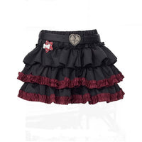 Y2K Punk Layered Cake Skirt with Belt - photo 7