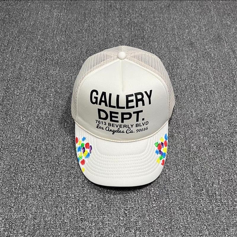 Hand-Painted Graffiti Mesh Baseball Cap